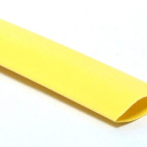 Gaine thermorétractable jaune - 1/2" (13 mm) shrink