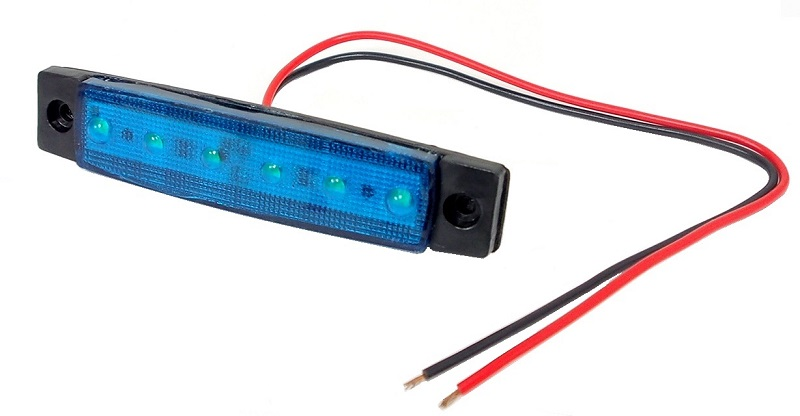 Lumière 12 Volts 6 DEL bleues