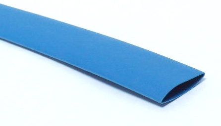Gaine thermorétractable bleu - 1/2" (13 mm)