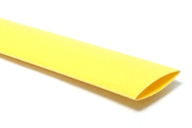 Gaine thermorétractable jaune - 3/8" (10 mm)