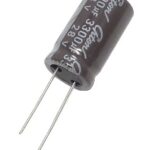 Condensateur polarisé 3 300 µF à 28 VDC 105°C