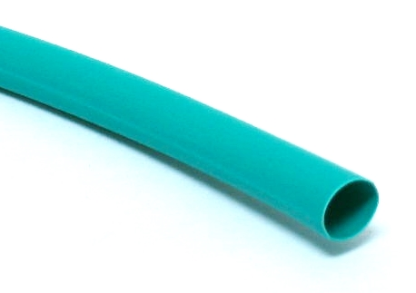 Gaine thermorétractable vert - 1/4" (6 mm)
