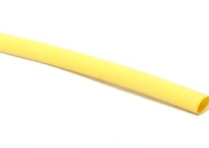 Gaine thermorétractable jaune - 1/8" (3 mm) shrink