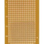 Plaquette de montage perforée 1-3/4'' X 2-3/4"