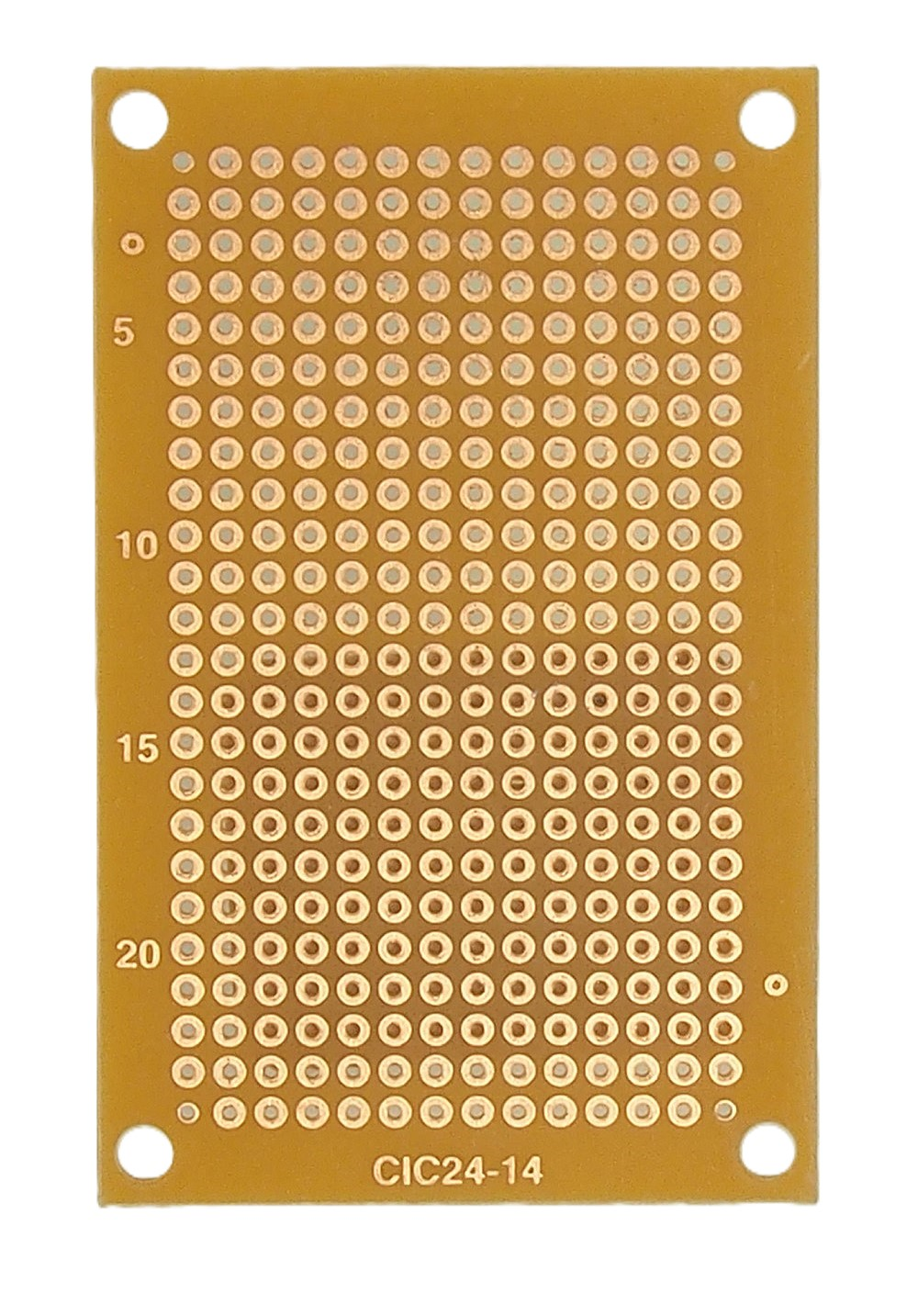 Plaquette de montage perforée 1 3/4'' X 2