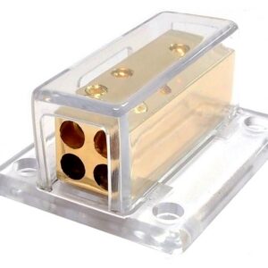 Bloc de distribution pour 4 AWG vers 4 x 8 AWG