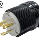 Connecteur de type twist lock, 20A / 250V, 3 contacts