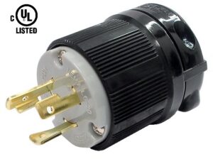 Connecteur de type twist lock, 20A / 250V, 3 contacts