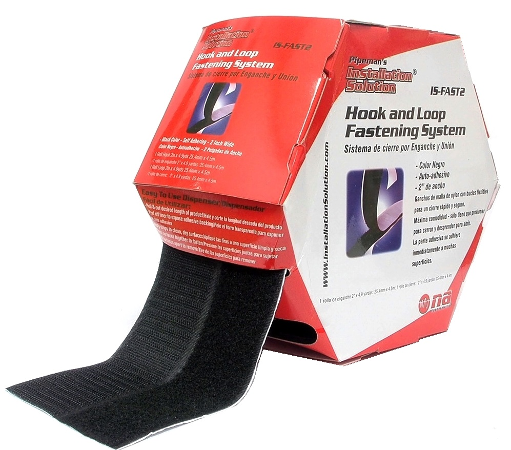 Rouleau de velcro adhésif 2'' x 4.5 mètres