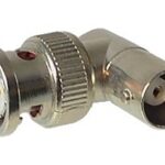 Adaptateur 90 degrés mâle à femelle BNC