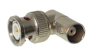 Adaptateur 90 degrés mâle à femelle BNC