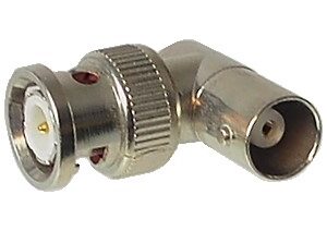 Adaptateur 90 degrés mâle à femelle BNC