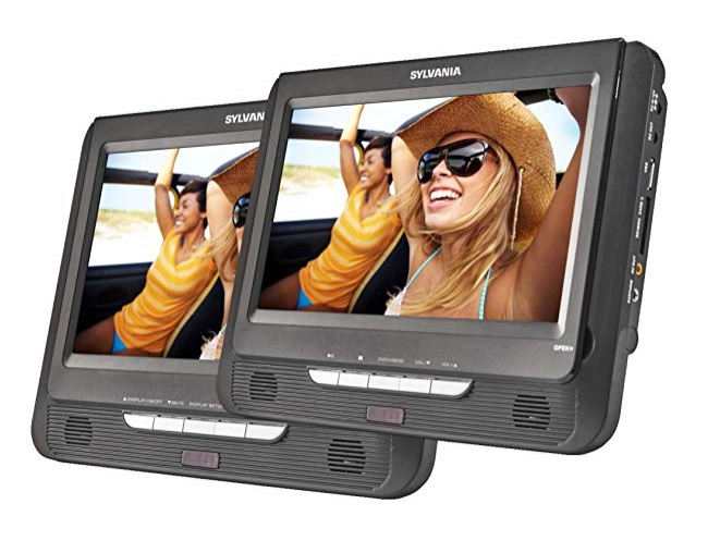 Ensemble de 2 lecteurs DVD portables écran 9''