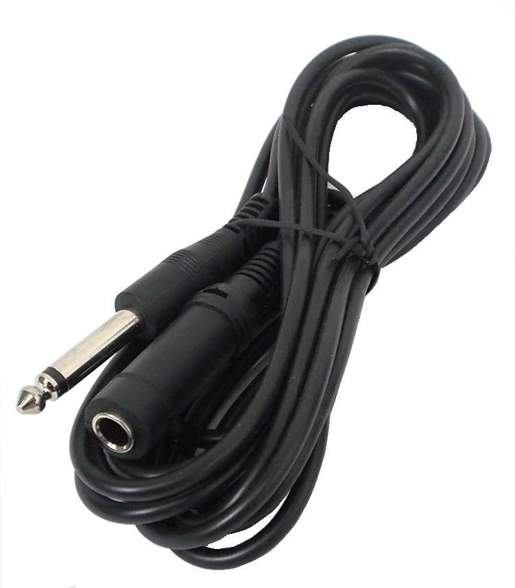 Rallonge 6.3 mm (1/4") mâle mono à femelle - 12 ft