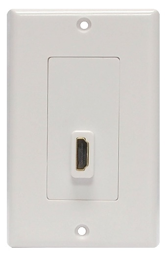 Plaque murale decora avec union HDMI