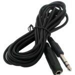 Rallonge stéréo 6.3 mm (1/4") mâle à femelle - 15'