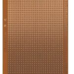 Plaquette de montage perforée 2 1/2'' X 4"