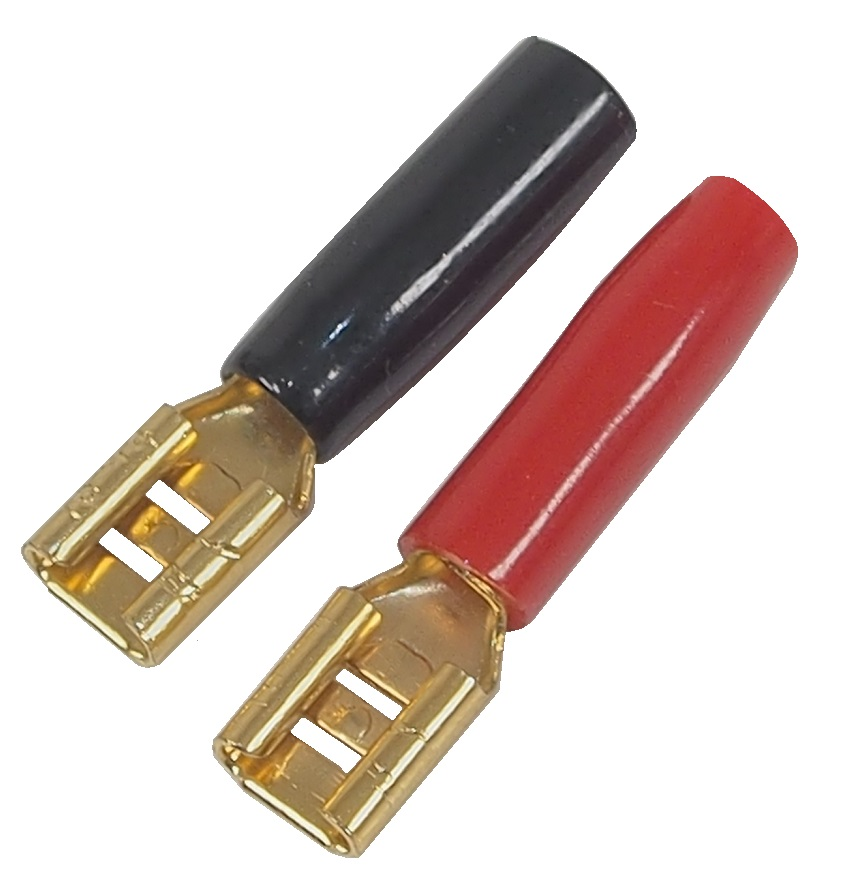Terminal plat 4.8 mm femelle pour fil 14 AWG
