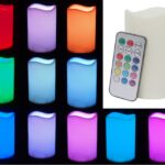 Bougie au DEL avec télécommande