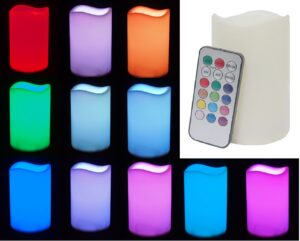 Bougie au DEL avec télécommande