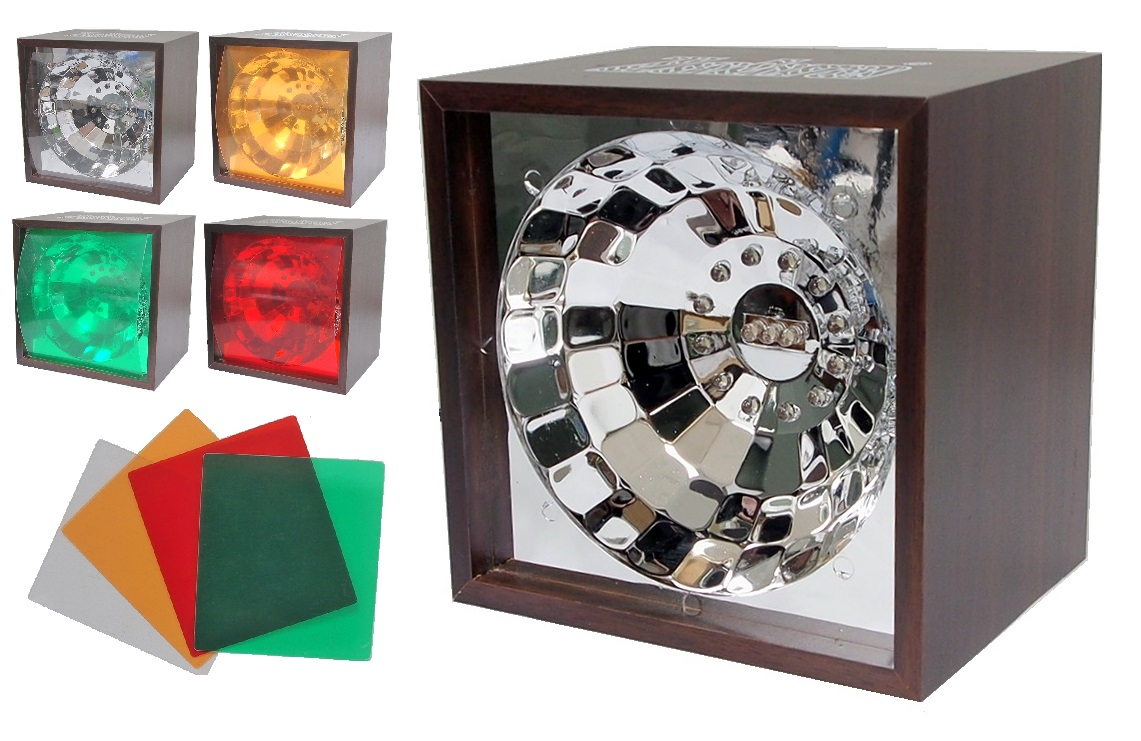 Lampe stroboscopique DEL avec 4 écrans de couleur