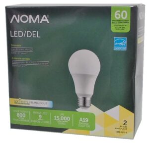 Ampoules au DEL A19 9 Watts (60W) 3000K