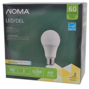 Ampoules au DEL A19 9 Watts (60W) 3000K