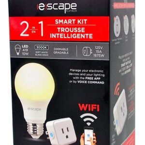 Trousse intelligente 2 en 1 Prise WIFI et ampoule