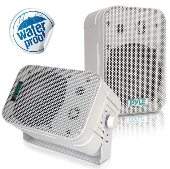 Haut-parleurs pour l'extérieur Waterproof - Blanc