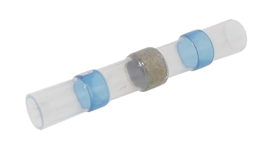 Terminal d'union bleu heat shrink/plomb 14-16AWG