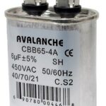 Condensateur pour moteur 450V 6µF ± 5%