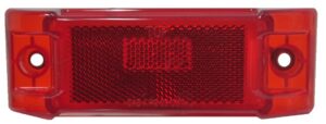 Lampe rectangulaire rouge 6'' à DEL scellée