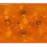 Lampe à DEL ovale scellée de 6,5'' ambre