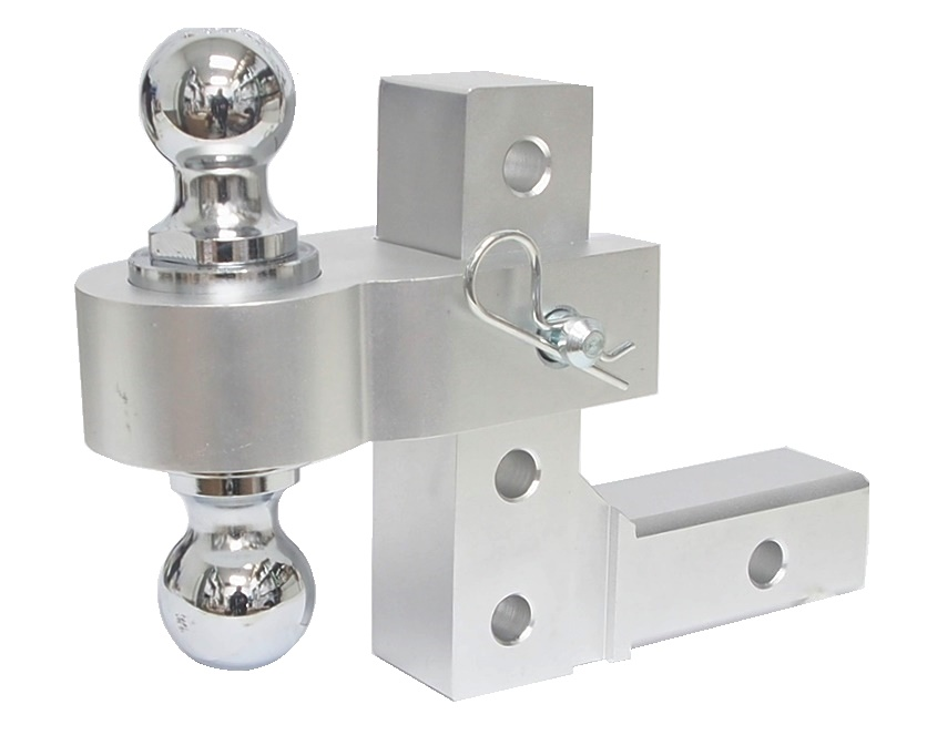 Attelage de remorque ajustable en aluminium