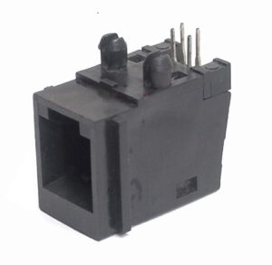 Prise modulaire RJ-11 mini à 90° pour PCB