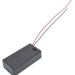 Support pour 1 pile 9V avec interrupteur