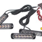 Barres stroboscopiques pour voiture  - Ambre