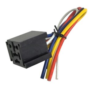 Base de relais sur fil 5 contacts 12V 80A