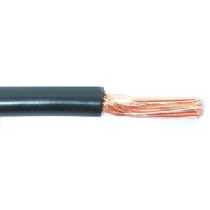 Fil 1 conducteur multibrins noir - 10 AWG