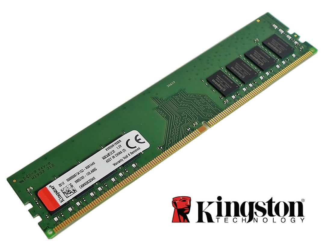 Mémoire Kingston 8 Go DDR4 2666 MHz (KVR26N19S8/8)