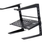Support pour portable avec tablette de rangement