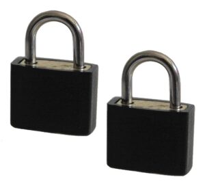 Ensemble de 2 mini cadenas pour bagage 20mm