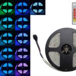 Ruban lumineux décoratif aux DELs de 5 mètres