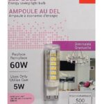 Ampoule au DEL G9 / 5W / 120V / 6000K