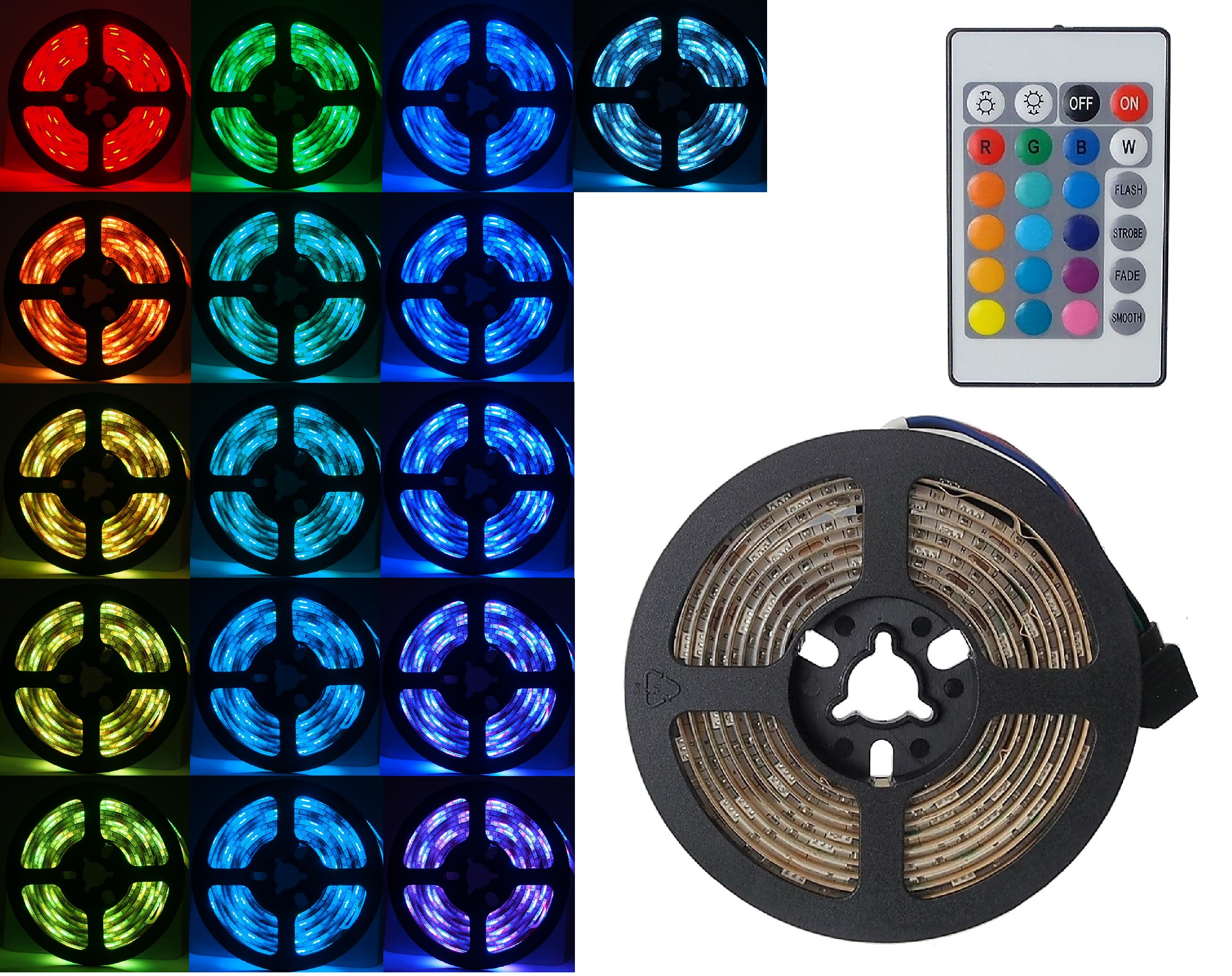 RUBAN DEL DÉCORATIVE DE 2 MÈTRES 5V USB