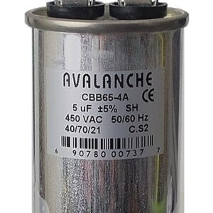 Condensateur pour moteurs 450 VAC, 5 uF