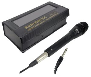 Microphone avec fil unidirectionnel