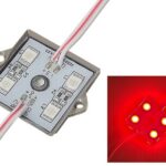 Modules de 4 DELs rouges à l'épreuve de l'eau