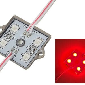 Modules de 4 DELs rouges à l'épreuve de l'eau