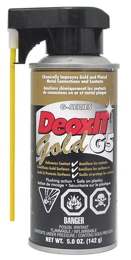 Deoxit Gold G5, nettoyant audio / vidéo / 142 g